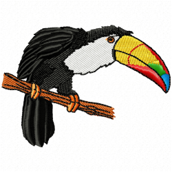 Parrots Embroidery Design 5